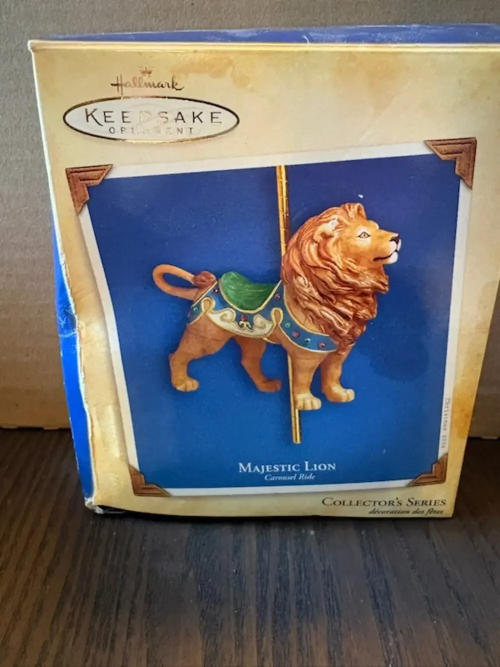 Hallmark Keepsake Ornament 2004 Majestic Lion Carousel Ride Collector's Series